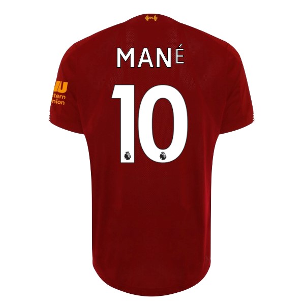 Camiseta Liverpool NO.10 Mane 1ª 2019 2020 Rojo